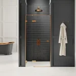 New Trendy Avexa Copper Brushed zuhanyajtó 110 cm, balos EXK-3537Roltechnik Újdonság