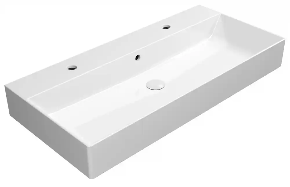 Sapho GSI KUBE X 100x47cm ExtraGlaze kerámiamosdó, fehér 9423211Sapho Rendeld meg most