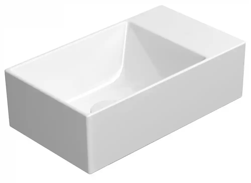 Sapho GSI KUBE X 40x23cm ExtraGlaze kerámiamosdó, fehér 9484011Sapho Ajánlat