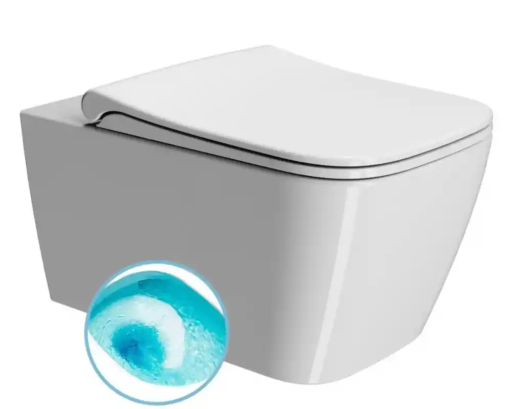 Legnépszerűbb Sapho GSI NUBES Swirlflush ExtraGlaze fali WC, fehér 961511Sapho
