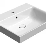 Sapho GSI NUBES 60x50cm ExtraGlaze kerámiamosdó, fehér 9631111Sapho Legjobb ár