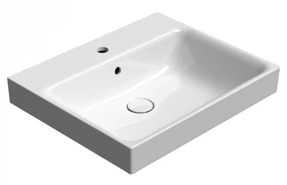 Sapho GSI NUBES 60x50cm ExtraGlaze kerámiamosdó, fehér 9631111Sapho Legjobb ár