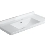 Gyors kiszállítás Duravit Starck 3 85x48,5 cm mosdó, három csaplyukkal WonderGliss felülettel 03048000301Duravit