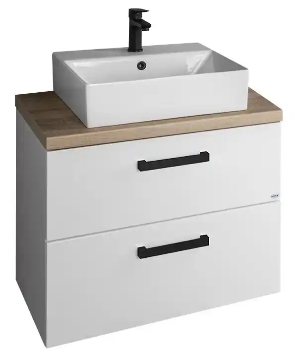 Olcsó Sapho AQUALINE VEGA 72,5cm bútorszett, fehér/platina tölgy VG073-01Aqualine