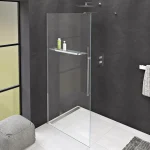 Sapho POLYSAN MODULAR SHOWER 90 cm fix zuhanyfal, törölközőtartó lyukakkal, króm MS1-90-DPolysan Korlátozott ajánlat