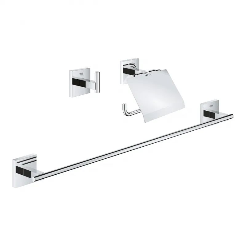Legkelendőbb Grohe Start Cube City fürdőszobai kiegészítők szett 3 az 1-ben 41124000Grohe