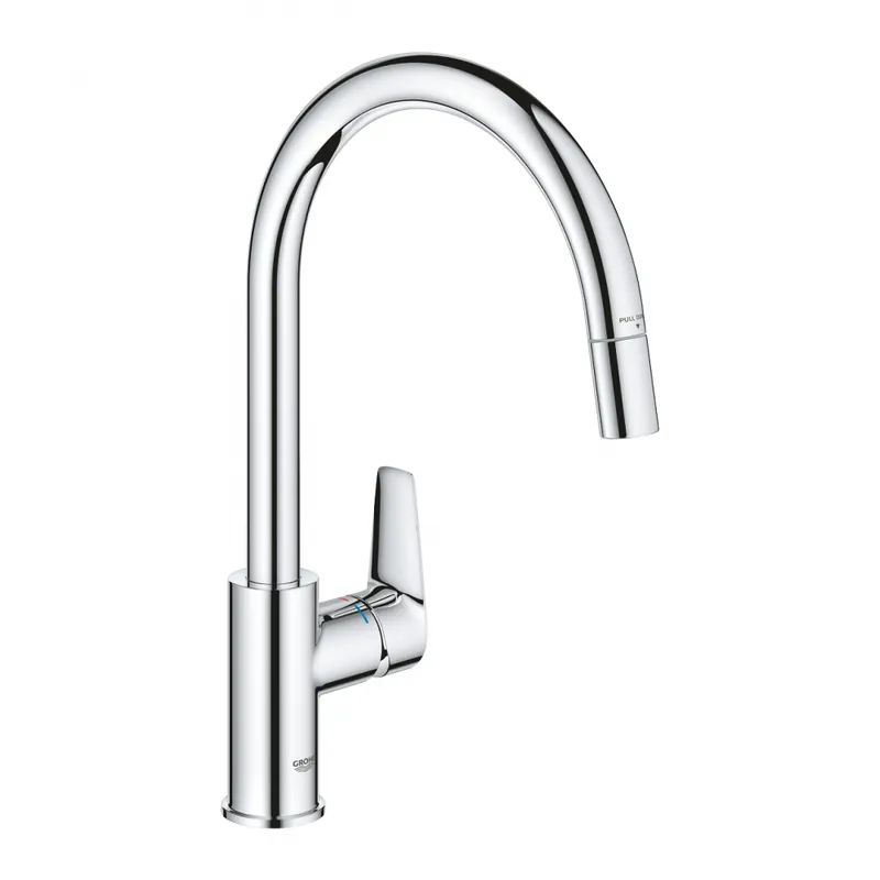 Újdonság Grohe Start Edge egykaros mosogatócsaptelep kihúzható gyöngyöztetővel 30550000Grohe