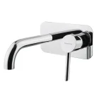 Alacsony ár Bugnatese SMART fal alatti mosdócsaptelep 19 cm kifolyóval klikk-klakk leeresztővel, matt fehér 2143SCOPBugnatese