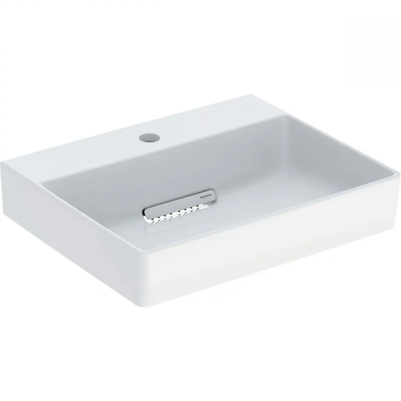 Szuper akció Geberit ONE 50x41 cm KeraTect pultra ültethető mosdó, fehér 505.024.00.1Geberit