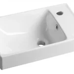 Sapho NUALI 50x30cm fali kerámiamosdó, fehér TU0129Sapho Kihagyhatatlan ajánlat