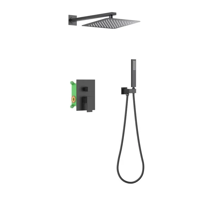 AREZZO design CUBEFIELD falsík alatti zuhanycsaptelep szett, matt fekete AR-4405BArezzo Design Csak ma