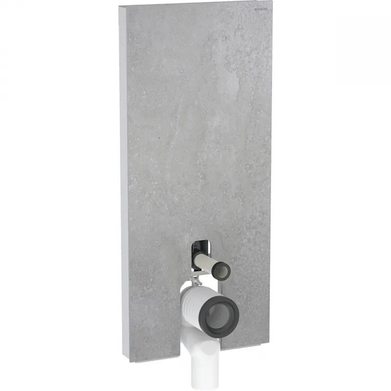 Ajánlat Geberit Monolith 114 szanitermodul talpon álló WC-hez, betonhatású kőanyag/alumínium 131.033.JV.5Geberit