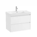 Roca Ona 80 cm fürdőszoba bútor mosdóval, matt fehér A851691509Roca Kedvezmény