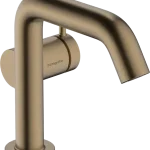 Hansgrohe Tecturis S egykaros mosdócsaptelep Fine 110, CoolStart, Push-open lefolyógarnitúrával, szálcsiszolt bronz 73320140Hansgrohe Expressz szállítás
