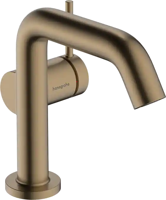 Hansgrohe Tecturis S egykaros mosdócsaptelep Fine 110, CoolStart, Push-open lefolyógarnitúrával, szálcsiszolt bronz 73320140Hansgrohe Expressz szállítás