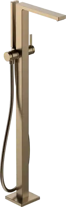 Akció Hansgrohe Tecturis E egykaros szabadonálló kádcsaptelep, szálcsiszolt bronz 73445140Hansgrohe