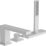 Legkelendőbb Hansgrohe Tecturis E 3-lyukú kádcsaptelep, sBox, matt fehér 73443700Hansgrohe