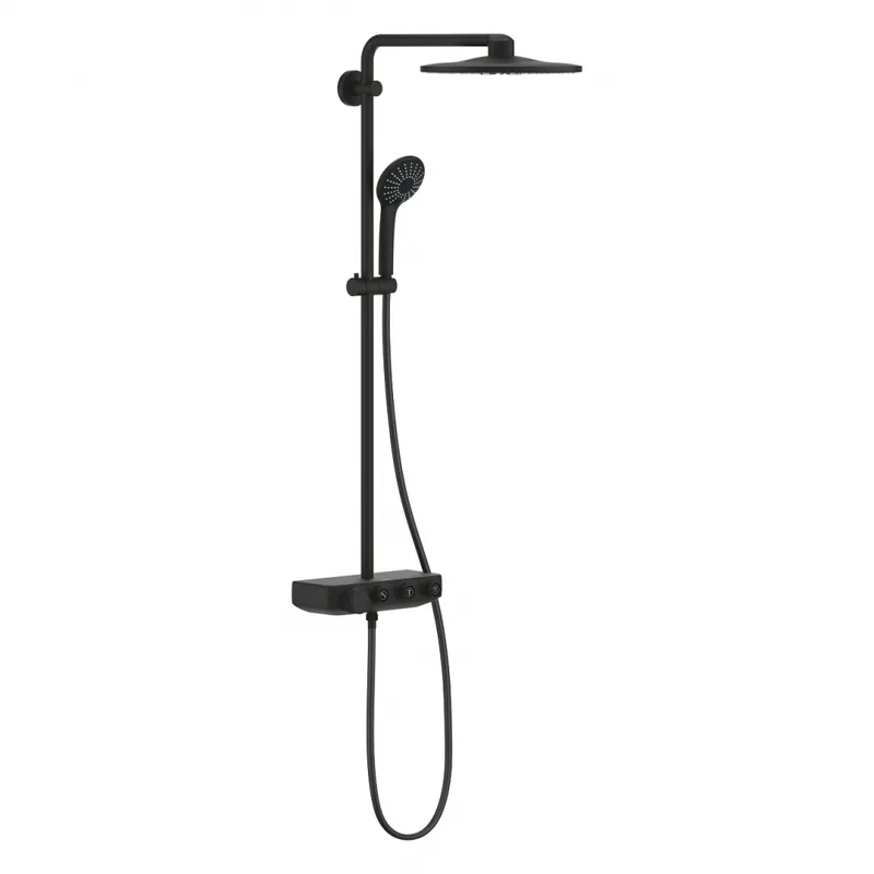 Végkiárusítás Grohe Euphoria SmartControl 310 Duo termosztátos zuhanyrendszer, phantom black 22120KF0Grohe