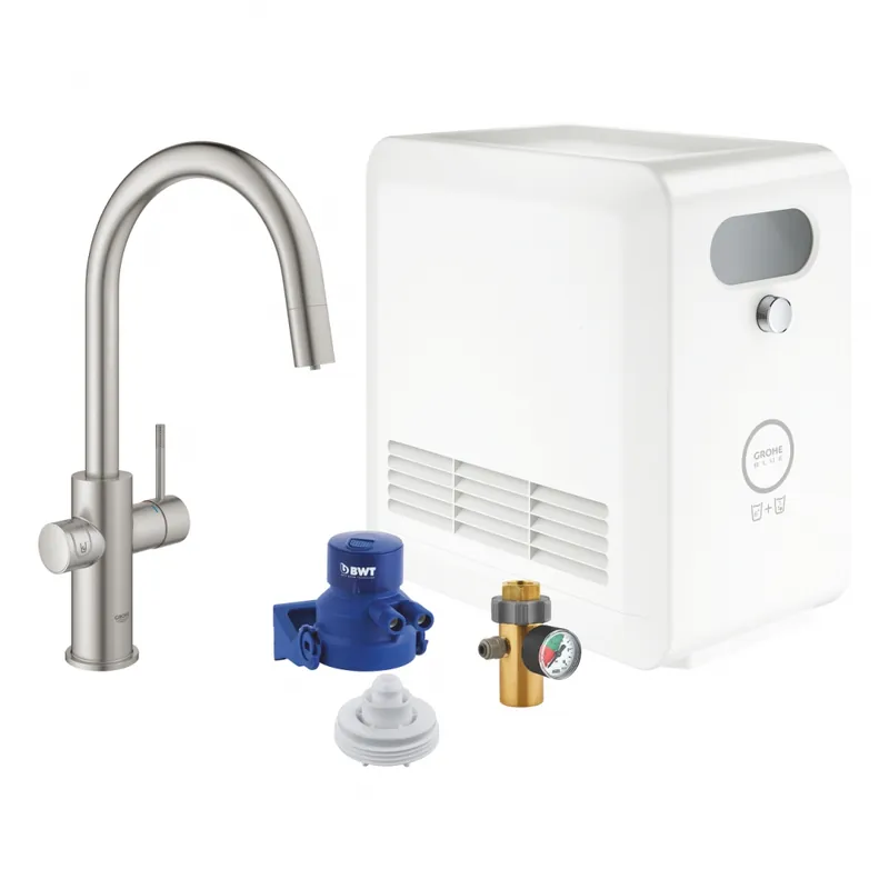 Bestseller Grohe Blue Professional C-kifolyós készlet, supersteel 31325DC2Grohe