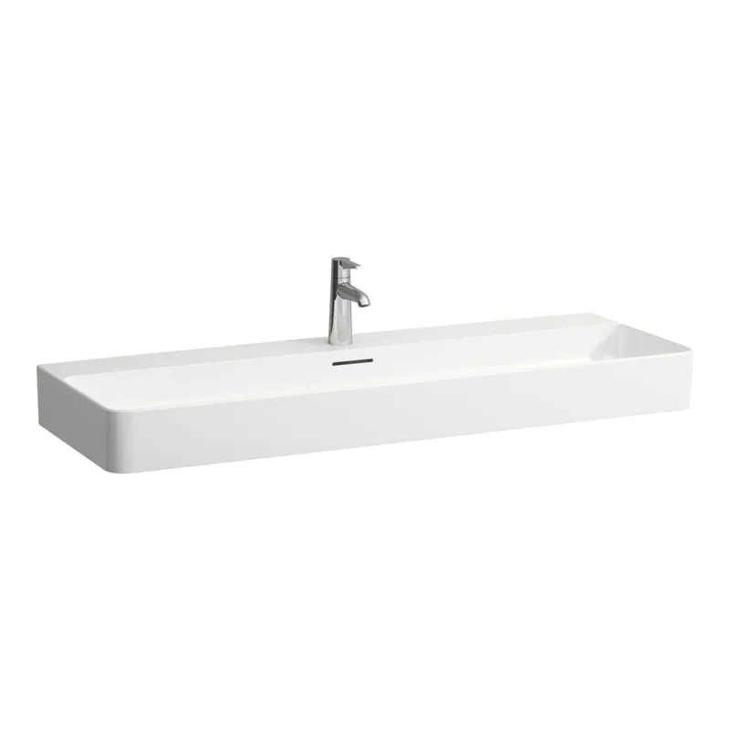 Laufen Val 120x42 cm mosdó, fehér LCC felülettel H8102894001041Laufen Árcsökkenés