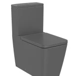 Roca Inspira Square Rimless falra tolható monoblokkos wc csésze, onyx A342536640Roca Akció