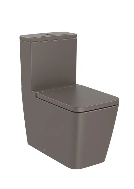 Roca Inspira Square Rimless falra tolható monoblokkos wc csésze, kávé A342536660Roca Korlátozott ajánlat