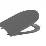 Roca Inspira Round Compact lassú záródású SUPRALIT wc ülőke, onyx A80152C64BRoca Szuper akció