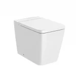Korlátozott ajánlat Roca Inspira Square Rimless falra tolható álló wc csésze, fehér A347537000Roca