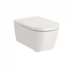 Biztonságos fizetés Roca Inspira Round Rimless fali wc, beige A346527650Roca