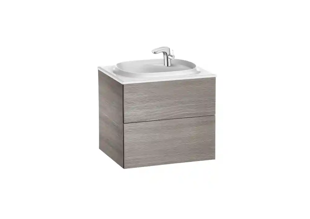 Legjobb ár Roca Beyond 60 cm fürdőszoba bútor mosdóval, texturált tölgy A851356402Roca