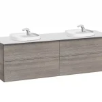 Roca Beyond 160 cm fürdőszoba bútor beépíthető mosdóval, texturált tölgy A851419402Roca Biztonságos vásárlás