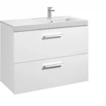 Nézd meg most Roca Prisma 90 cm fürdőszoba bútor jobbos mosdóval, fényes fehér A855954806Roca