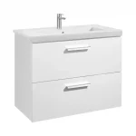 Expressz kézbesítés Roca Prisma 80 cm fürdőszoba bútor mosdóval, fényes fehér A855952806Roca