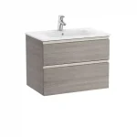 Legjobb ár Roca The Gap 70 cm fürdőszoba bútor mosdóval, texturált tölgy A851477402Roca