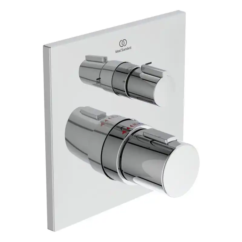 Vedd meg online Ideal Standard Ceratherm C100 két funkciós termosztátos falsík alatti csaptelep, króm A7522AAIdeal Standard