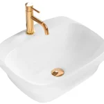 Rea Marika 50x43 cm pultra ültethető mosdó, fehér REA-U9611Rea Outlet