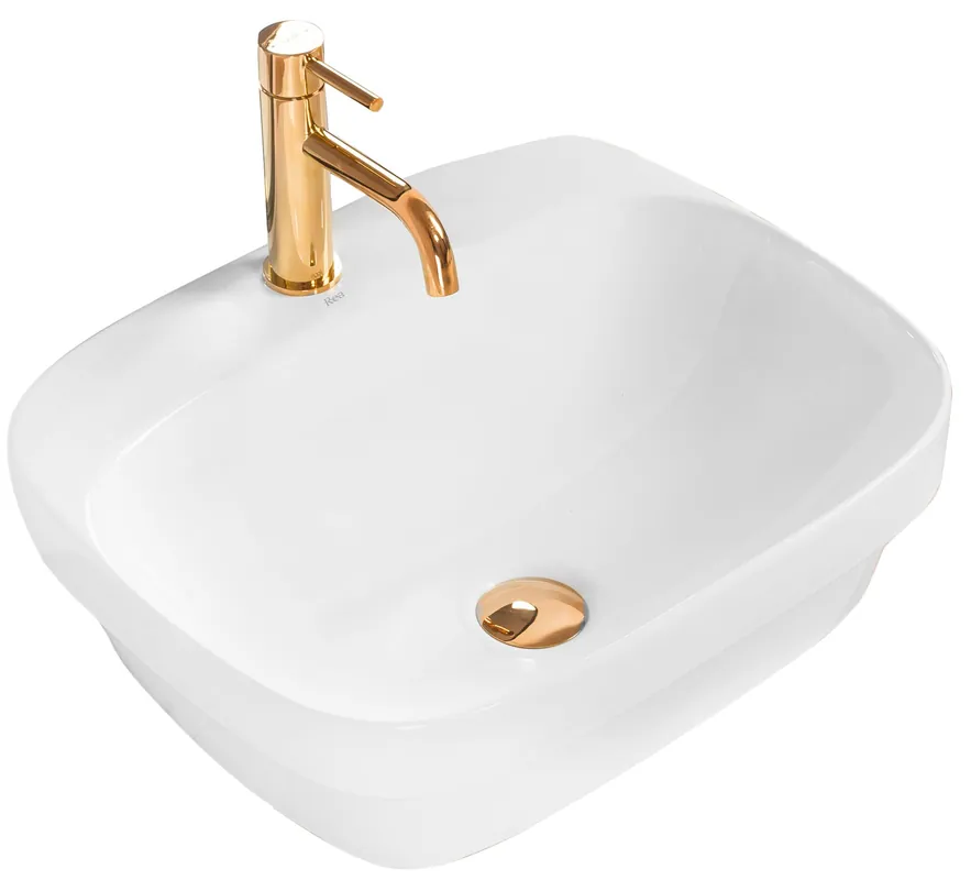 Rea Marika 50x43 cm pultra ültethető mosdó, fehér REA-U9611Rea Outlet