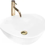 Rea Andrea 47x43 cm pultra ültethető mosdó, fehér REA-U6333Rea Outlet