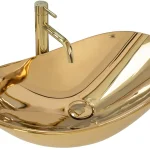 Rea Royal 60,5x36 cm pultra ültethető mosdó, arany REA-U4545Rea Újdonság