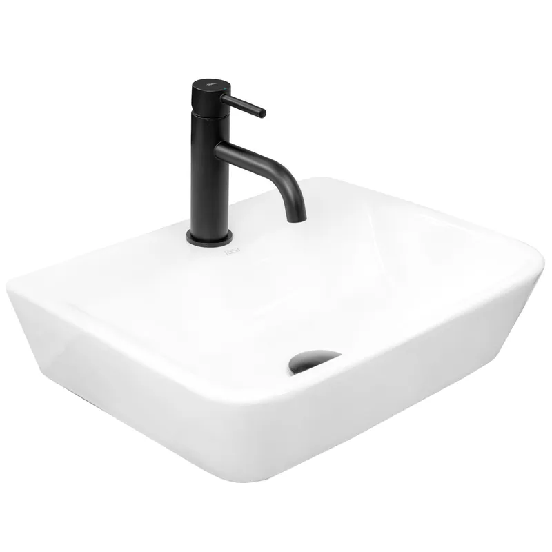 Expressz szállítás Rea Remi 45,5x36 cm pultra ültethető mosdó, fehér REA-U6961Rea