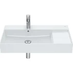 Roca Inspira SQUARE FINECERAMIC 80x49 cm mosdó, pearl A32752B630Roca Vedd meg most