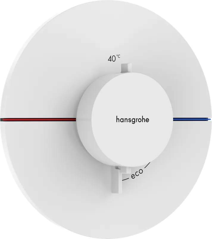 Hansgrohe ShowerSelect Comfort S falsík alatti termosztát mennyiségszabályozóval, matt fehér 15559700Hansgrohe Kedvezményes ár