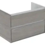 Biztonságos fizetés Ideal Standard Connect Air 80 cm fali mosdótartó szekrény 2 fiókkal, világosszürke fa E0819PSIdeal Standard