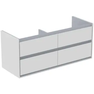 Ideal Standard Connect Air 120 cm fali mosdótartó szekrény 4 fiókkal, fehér/szürke E0822KNIdeal Standard Kihagyhatatlan ajánlat