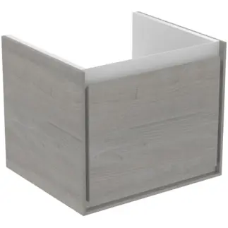 Bestseller Ideal Standard Connect Air Cube 48 cm fali mosdótartó szekrény 1 fiókkal, világosszürke fa E0844PSIdeal Standard