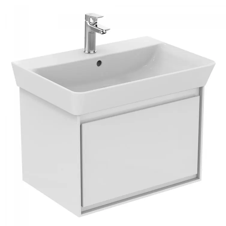 Szuper akció Ideal Standard Connect Air Cube 58 cm fali mosdótartó szekrény 1 fiókkal, fehér E0847B2Ideal Standard