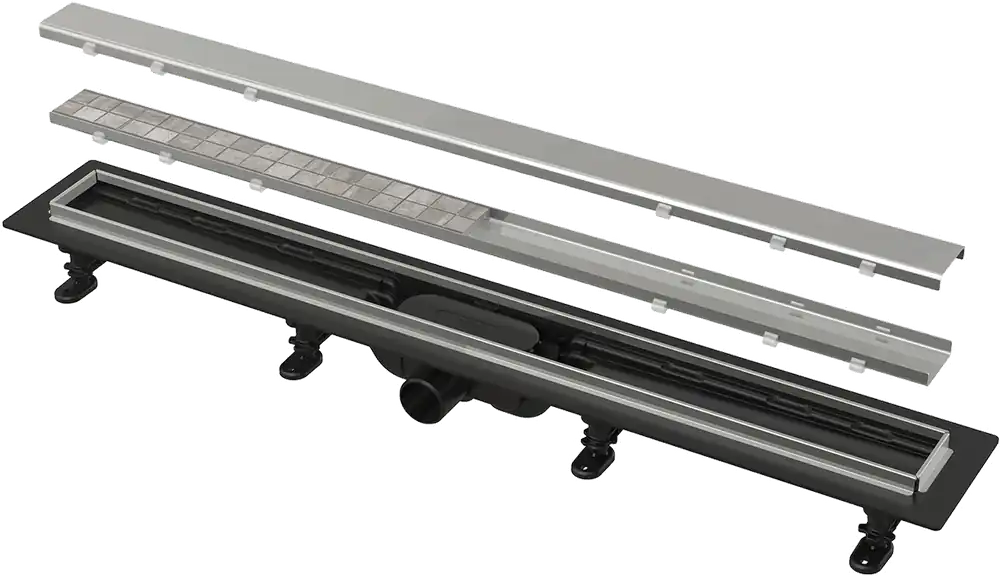 ALCA (Alcaplast) APZ20 SIMPLE zuhanyfolyóka rozsdamentes peremmel kétoldalú ráccsal APZ20-950Alcaplast Exkluzív ajánlat