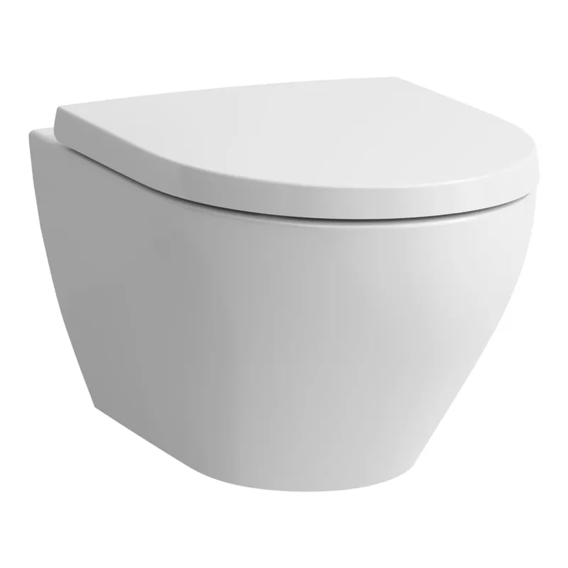 Biztonságos fizetés Laufen MODERNA S Design, 'Silent flush', rimless, mélyöblítésű fali wc, fehér H8215440000001Laufen