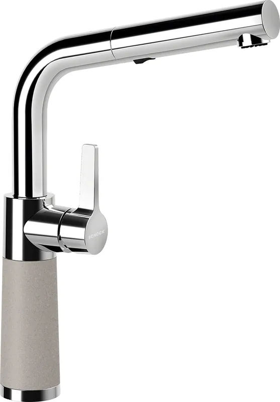 Szuper ajánlat Schock SC-540 Cristalite kihúzható fejes mosogató csaptelep, betonszürke 557120BETOSCHOCK