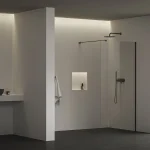 Expressz kézbesítés Ravak Air Wall 100 cm Walk-In zuhanyfal Transparent üveggel, fekete GW9WA0300Z1CRavak